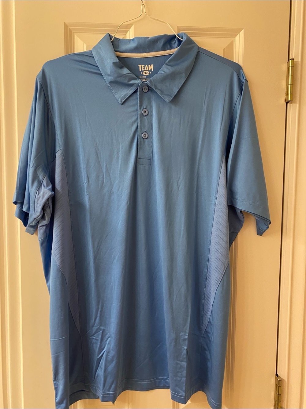 TEAM 365- Men's Short-Sleeve Performance Polo in Dusty Blue New No Tags